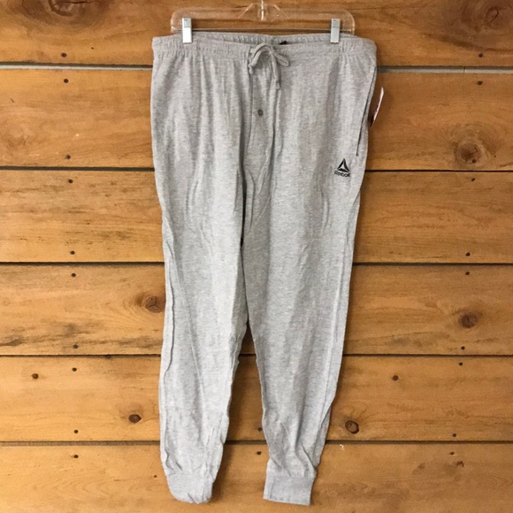 reebok men's core knit joggers